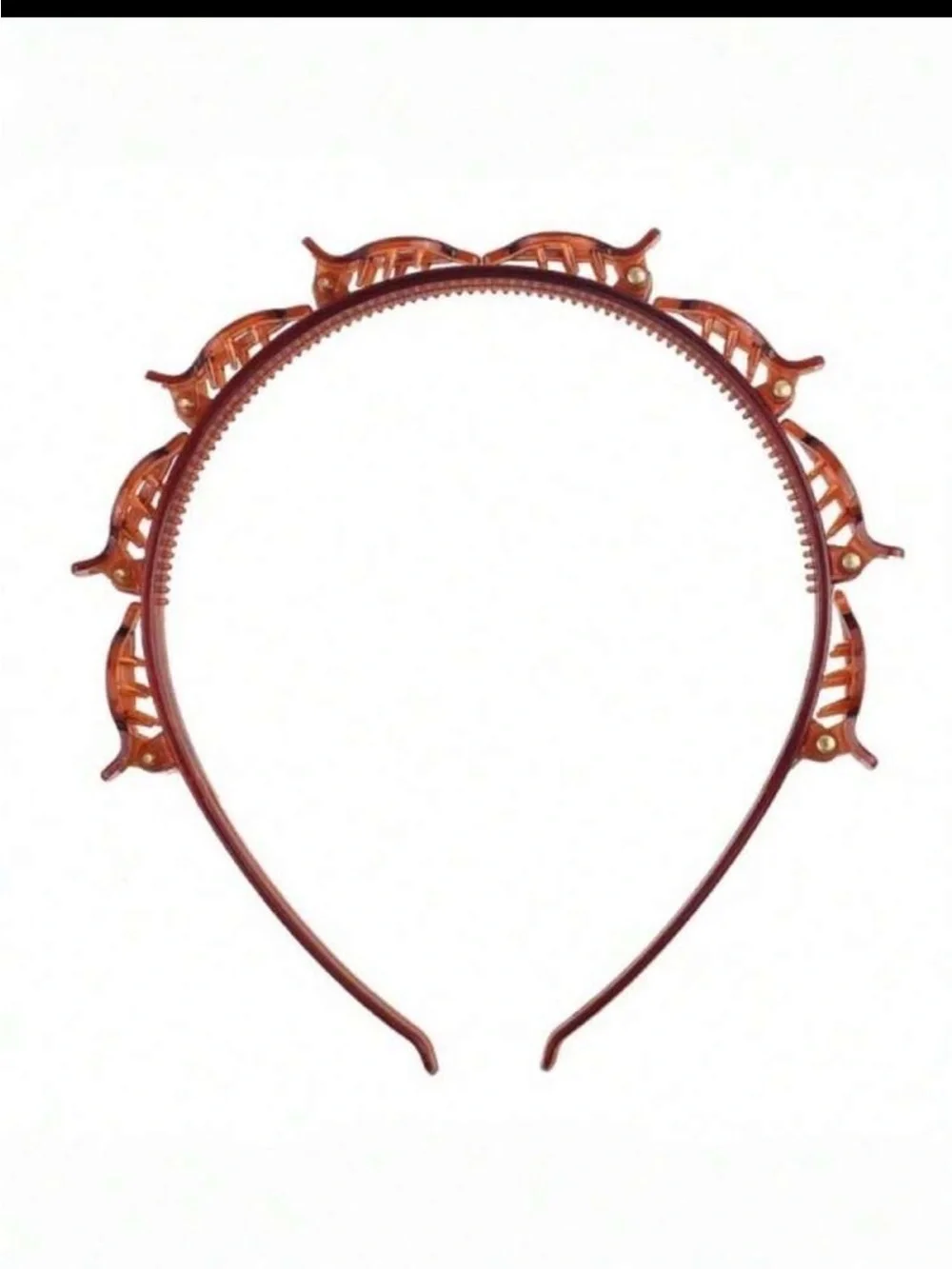 Brown Decorative Chain Headband for Women